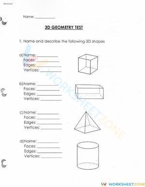 Test Your Knowledge on 3D Geometry!
