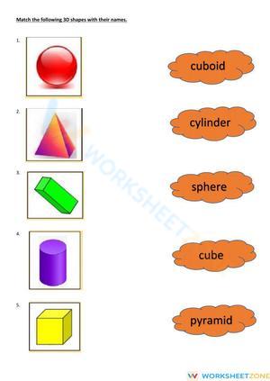 Practicing Geometry With 3D Shapes