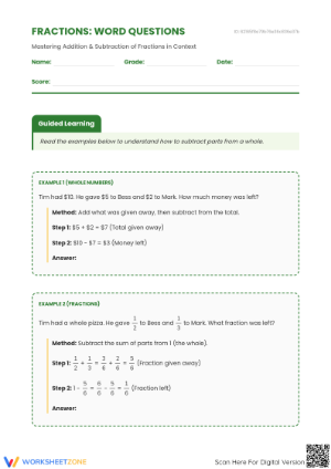 Essential Fraction Word Problems | Grade 5 Math