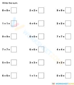 Doubling Numbers: Practice Doubling to 5