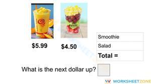 Paying for Items Practice Worksheet