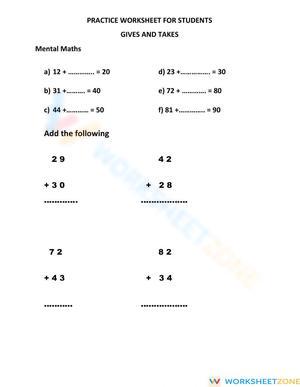 Maths practice