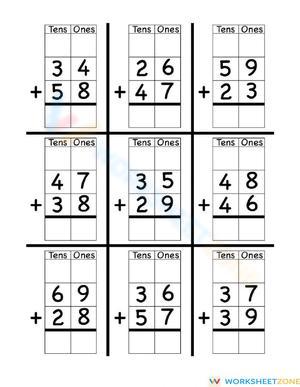 Practice Addition with Regrouping