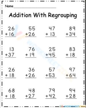 Master Addition with Regrouping
