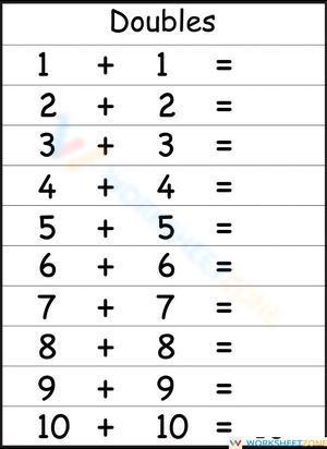 Practice Addition Doubles