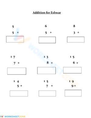Addition Practice: Math Skills Enhancement