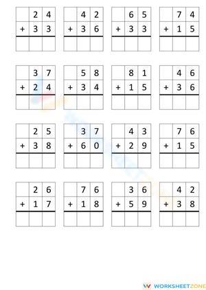 Math Worksheet for Skill Development