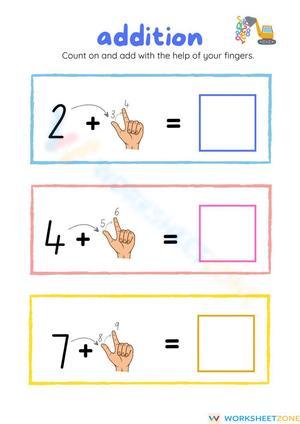 Addition Practice Sheet for Skill Building
