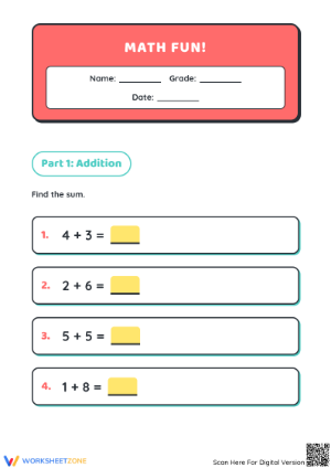 Essential Addition and Subtraction Practice | Grade 1 Math