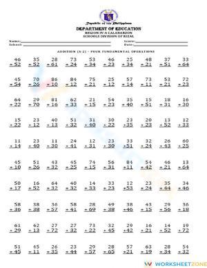 Practice Sheet