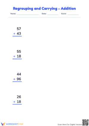 2-Digit Addition with Regrouping | Essential Grade 2 Math