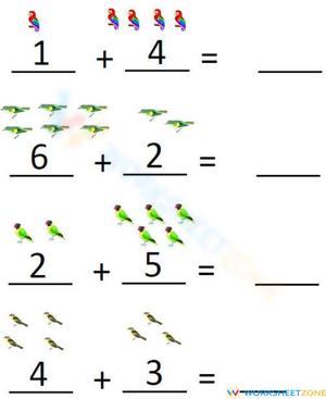 Learn Pictorial Addition 