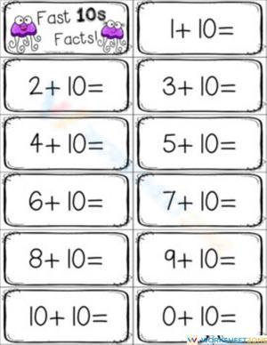 Engaging Math Practice Sheet for Skill