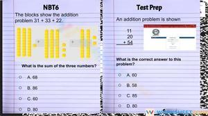 Adding 3 Addends: Math Exit Ticket Worksheet