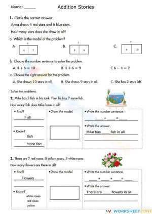 Grade 2 Addition Worksheet: Math Practice