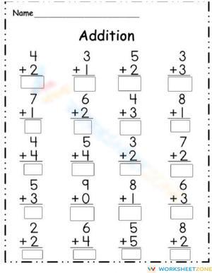 Improve Addition Skills with This Practice Worksheet