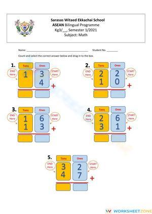 Practice Addition with this Worksheet