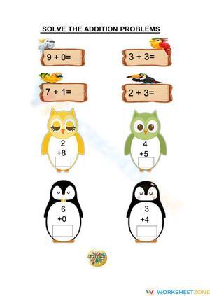Fun Addition Problems for Kids