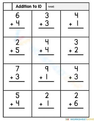 Addition Skills Practice: Engaging Worksheet