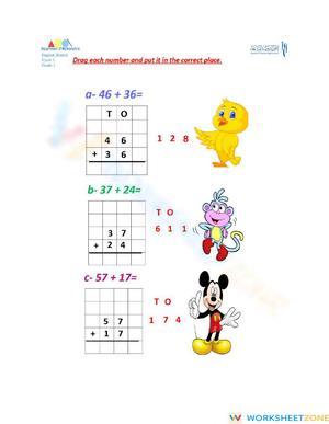Extra Practice: Vertical Addition Worksheet