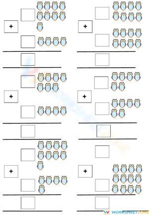 Column Addition with Pictures