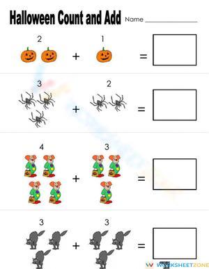 Horizontal Addition Worksheet