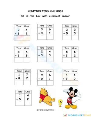 Addition with Tens and Ones
