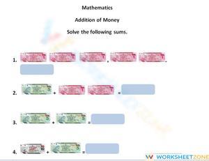 Addition of Money