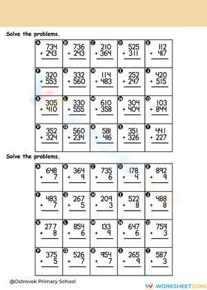 Maths Sheet: Practice Skills