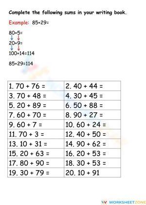 Learn Addition with Number Decomposition