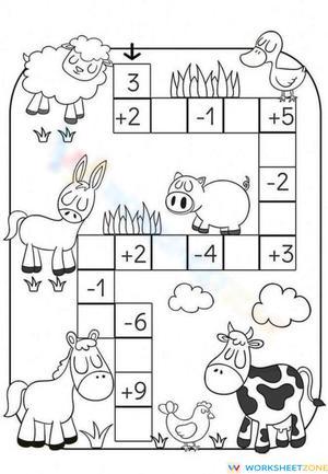 Basic Addition Practice Worksheet for Beginners