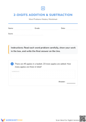 Essential Guide: 2-Digit Addition & Subtraction Word Problems