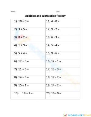 Math fluency