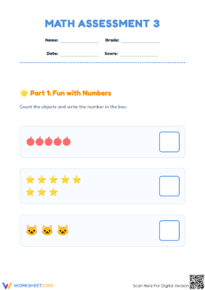 Kindergarten Math Assessment — Complete Essential Review