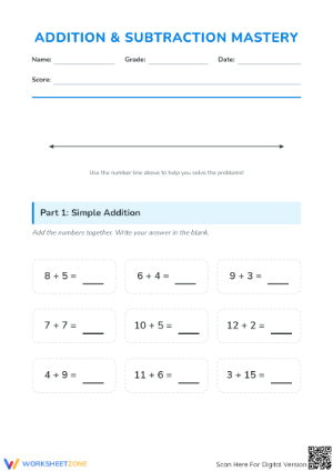 Essential Addition and Subtraction Mastery | Grade 1-2 Ready