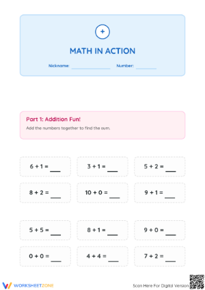Essential Addition and Subtraction Worksheet | Grades 1-2