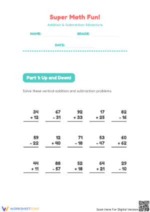 Essential Grade 2 Math: Addition & Subtraction Practice