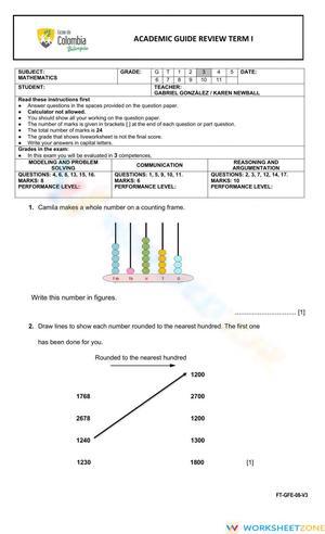 Academic guide review 1 term