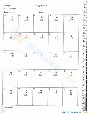 Math Computation 2 (CUP)
