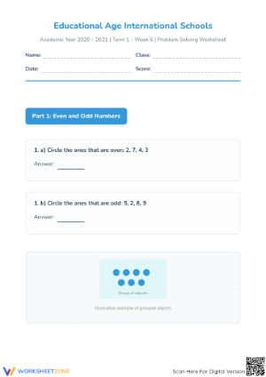 Essential Grade 2 Math Revision: Even, Odd & Word Problems