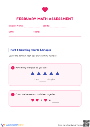 Essential K.OA.A.1 Math Assessment — Grade K-1