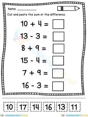Engaging Math Worksheet for Skill Development