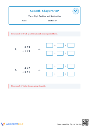 Printable 3-Digit Addition and Subtraction | Grade 2 Math