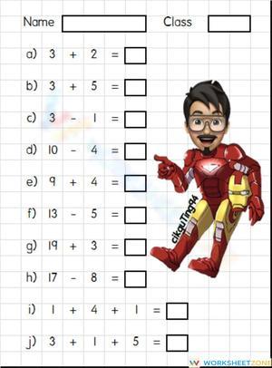 MT Add & Subtract Drill 4