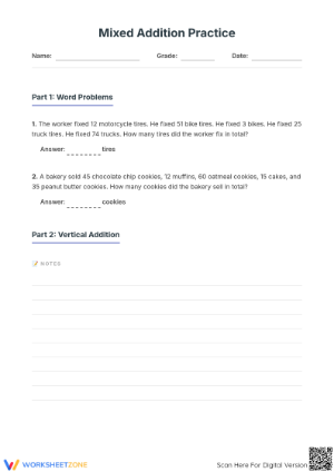 Essential Mixed Addition Practice | Grade 6-7 Math
