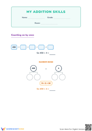 Essential Addition Strategies Worksheet | Grade 2 Math