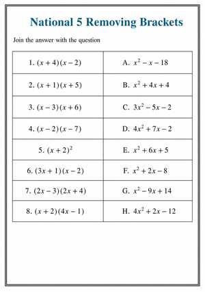 Essential Binomial Expansion Worksheet | Grade 9 Algebra
