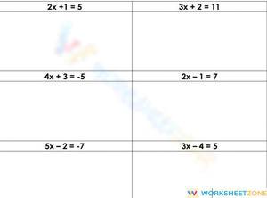 Solving Two-Step Linear Equations