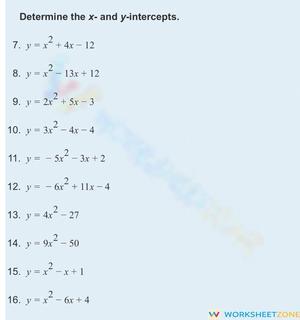 Exploring Quadratic Functions