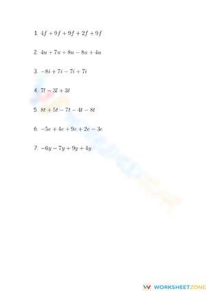 Collecting like term